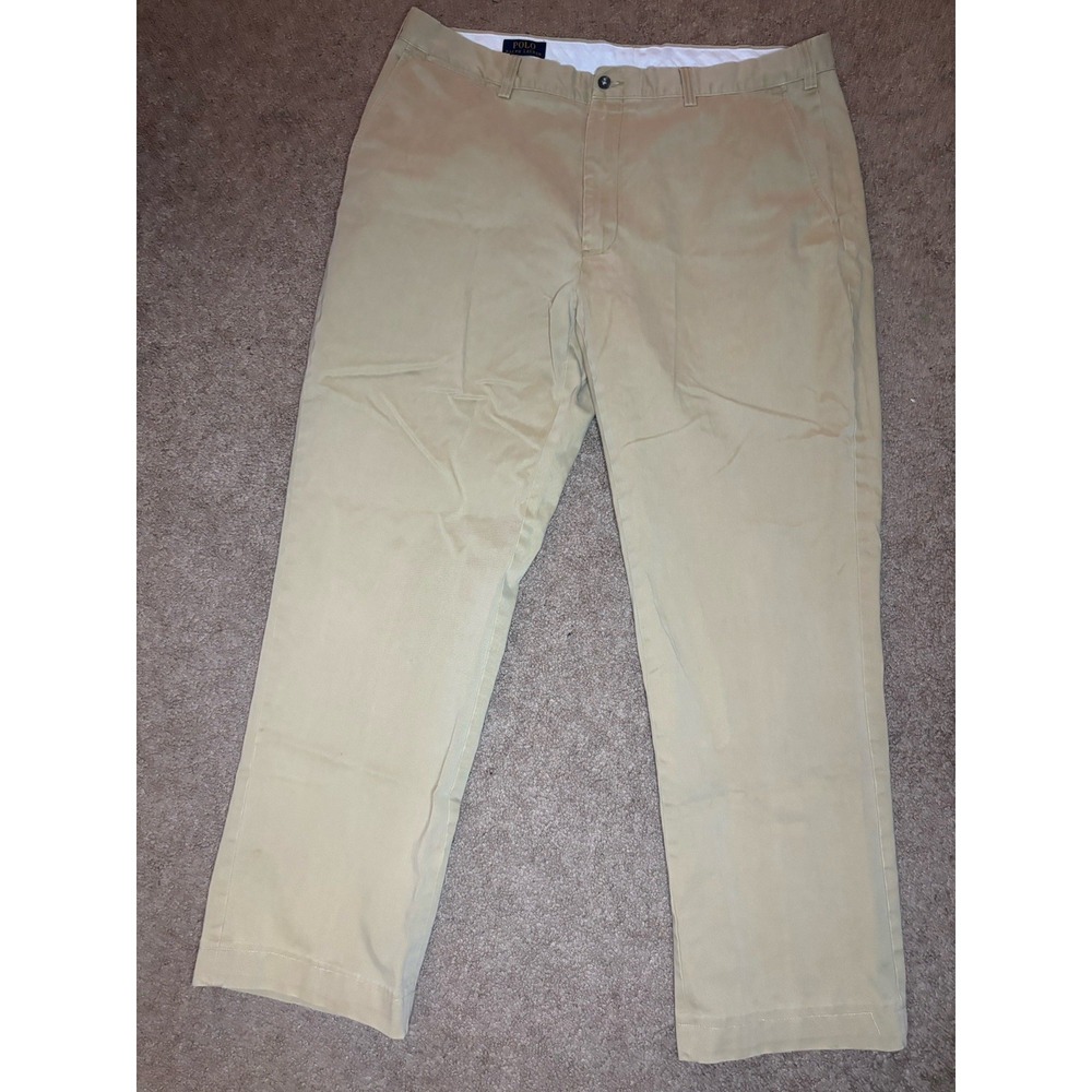 Polo Ralph Lauren Khaki Chino Pants Men's Size 40Tx30 Cotton Big & Tall